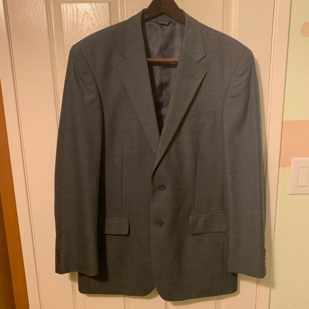 Capezio Uomo Merino Wool Suit Jacket Size 42L NWOT